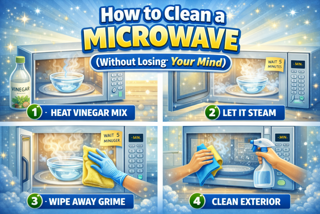Clean a Microwave (Without Losing Your Mind)