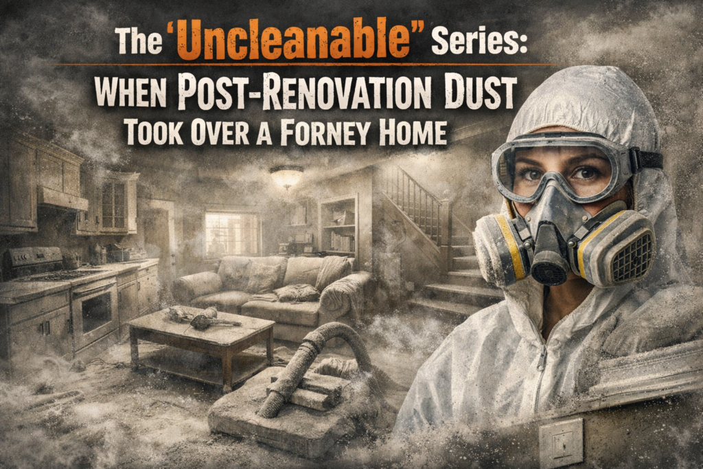 Post-Renovation Dust Took Over a Forney Home