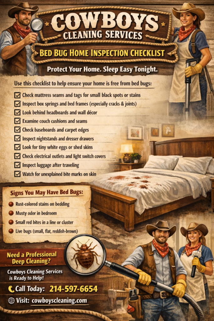 GG CHECKLIST FOR NO BED BUGS