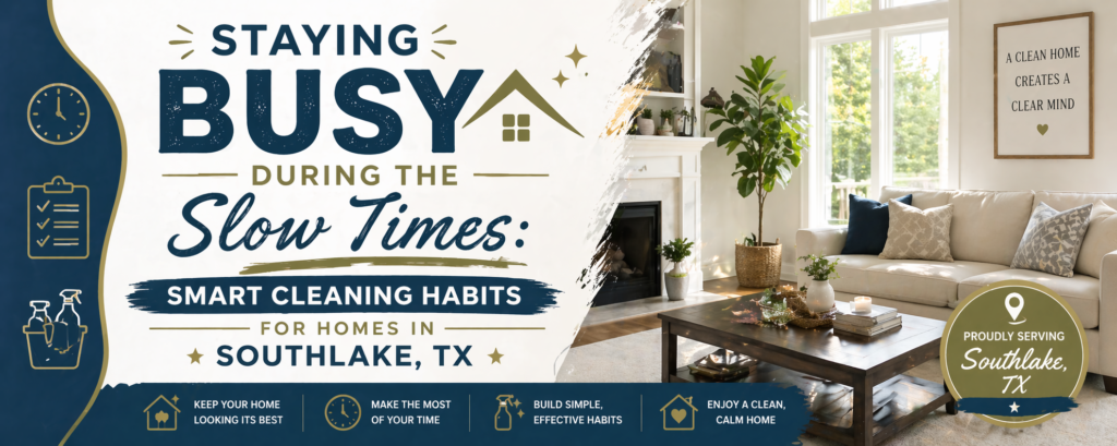Staying Busy During the Slow Times: Smart Cleaning Habits for Homes in Southlake TX