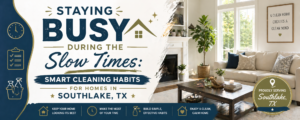 Staying Busy During the Slow Times: Smart Cleaning Habits for Homes in Southlake TX