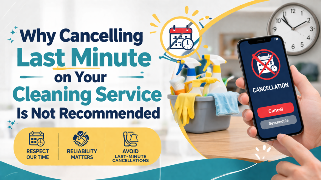 Last Minute on Your Cleaning Service