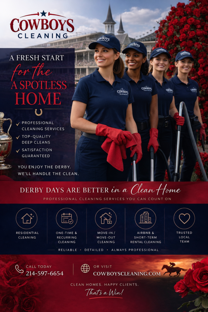 Cowboys Cleaning Derby flyer