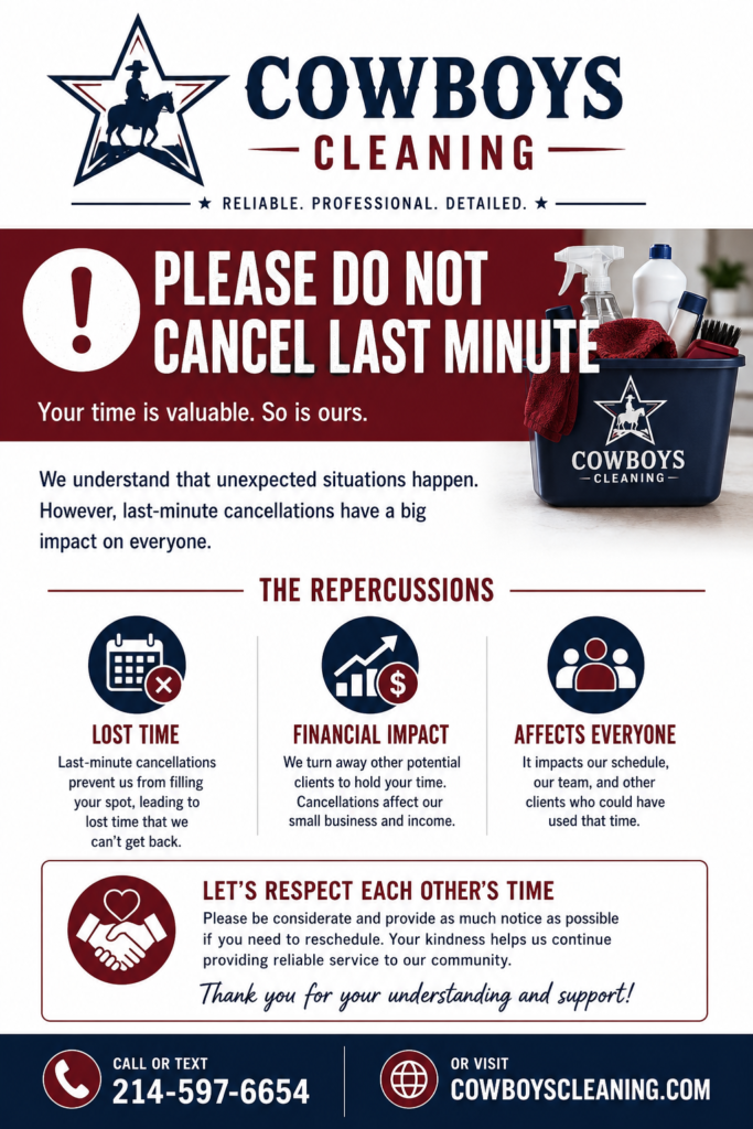 COWBOYS DO NOT CANCEL