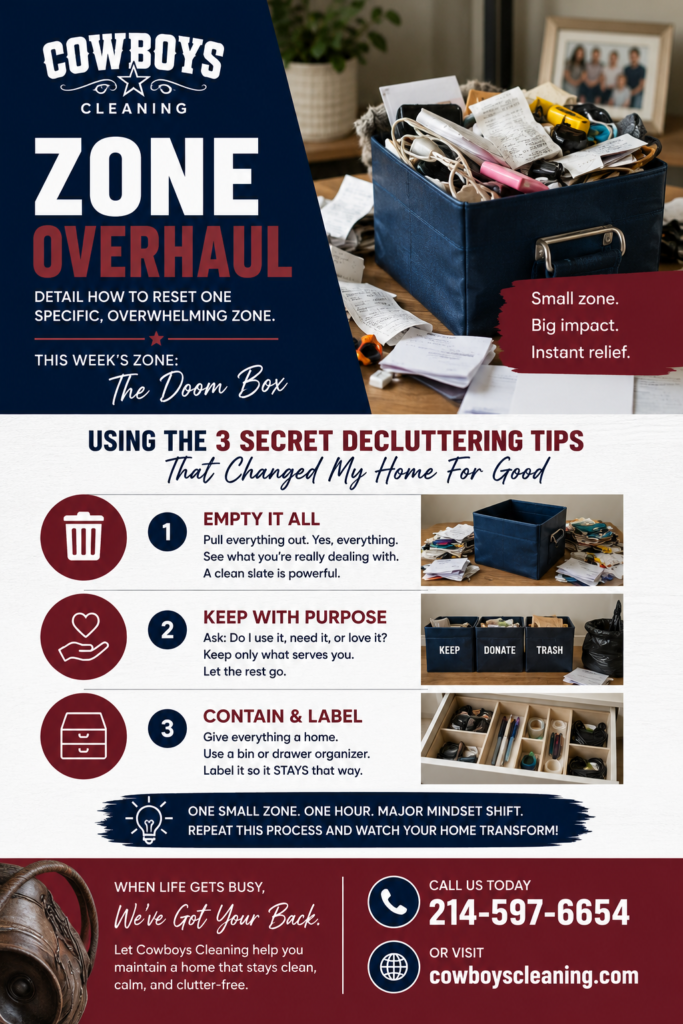COWBOYS FLYER Zone Overhaul Detail how to reset one specific overwhelming zone