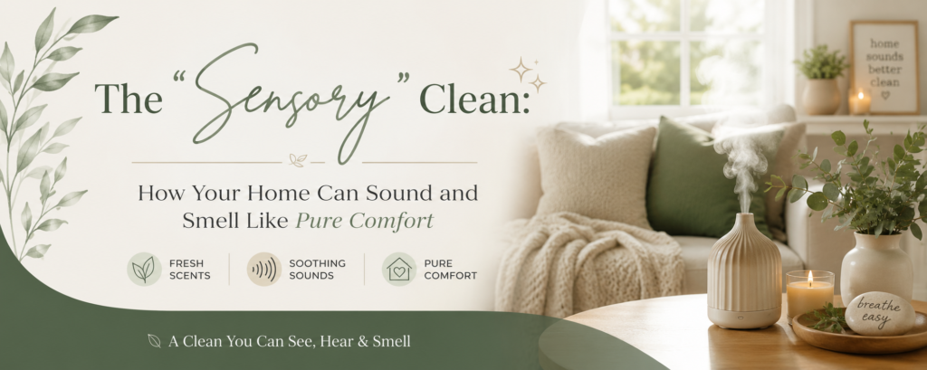 The “Sensory” Clean: How Your Home Can Sound and Smell Like Pure Comfort 1 How Your Home Can Sound and Smell Like Pure Comfort