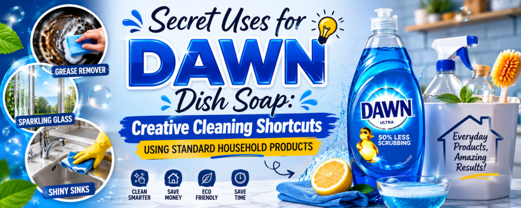 Creative Cleaning Shortcuts Using Standard Household Products