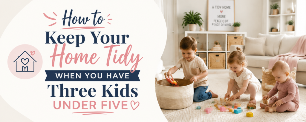 Keep Your Home Tidy with Three Kids Under Five