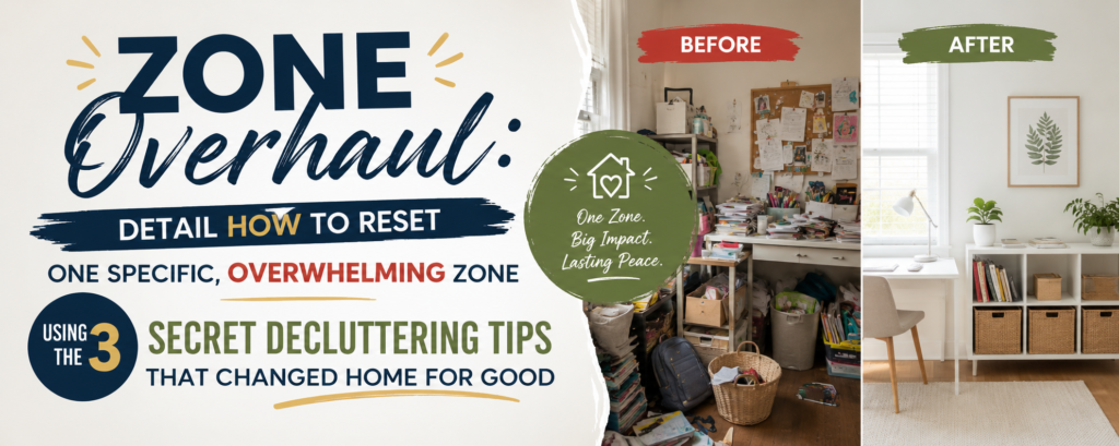 Zone Using the 3 Secret Decluttering Tips That Changed Home For Good
