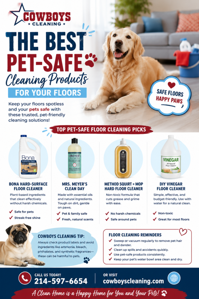 COWBOYS FLYER BEST PET SAFE CLEANING PRODUTS FOR YOUR FLOORS