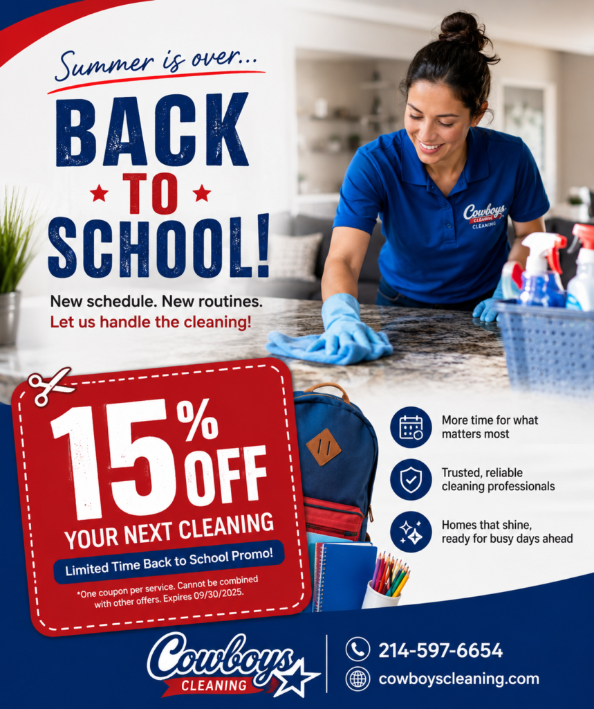 COWBOYS FLYER Back to school promo 15 coupon