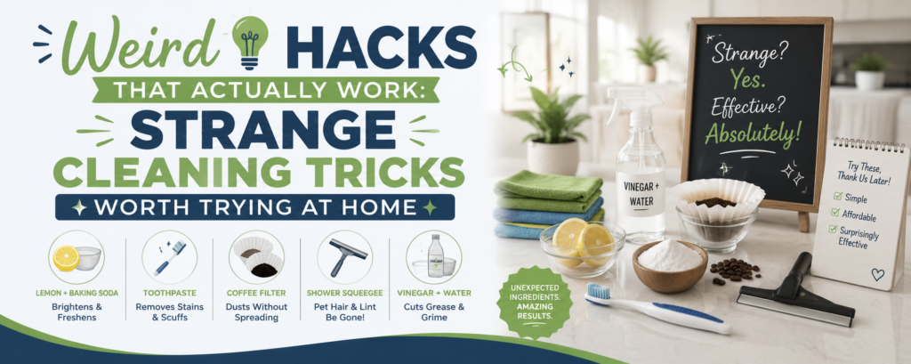 Weird Hacks That Actually Work: Strange Cleaning Tricks Worth Trying at Home 1 Weird Cleaning Hacks That Actually Work at Home