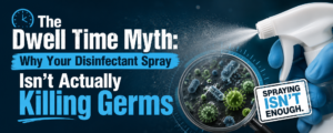 The Dwell Time Myth: Why Disinfectant Sprays Fail