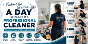 Behind the Scenes: A Day in the Life of a Professional Cleaner