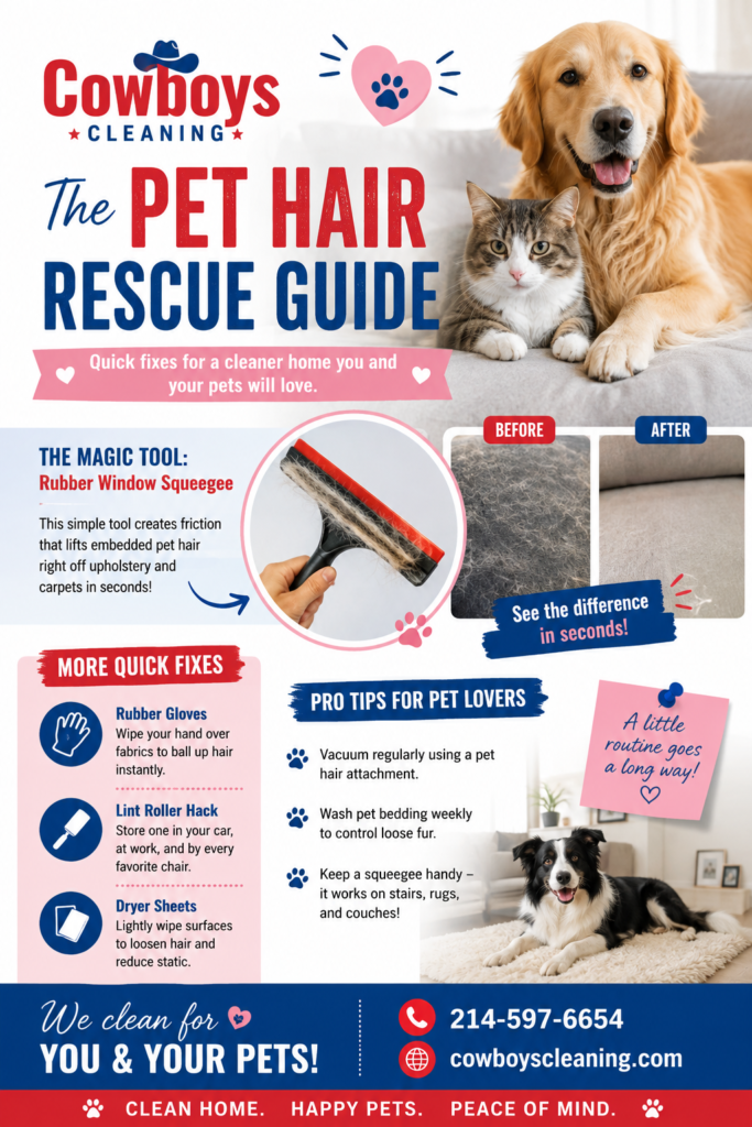 COWBOYS FLYER The Pet Hair Rescue Guide