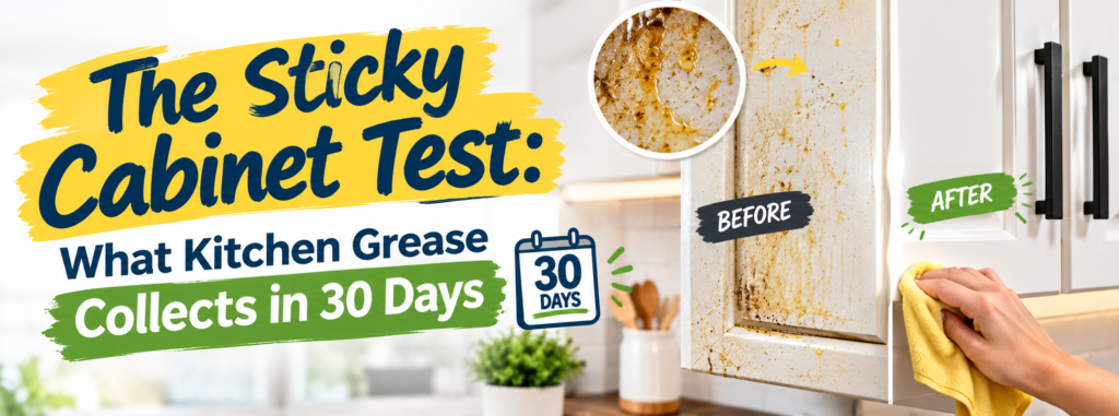 The Sticky Cabinet Test: 30 Days of Kitchen Grease