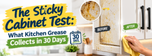 The Sticky Cabinet Test: 30 Days of Kitchen Grease