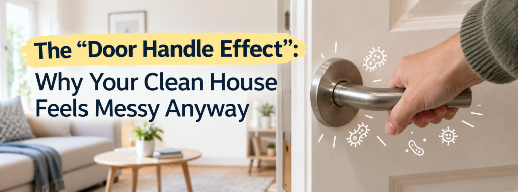 The Door Handle Effect: Why Your Clean House Feels Messy