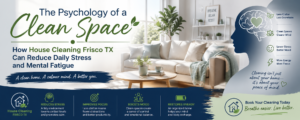 How House Cleaning Frisco TX Reduces Stress & Fatigue