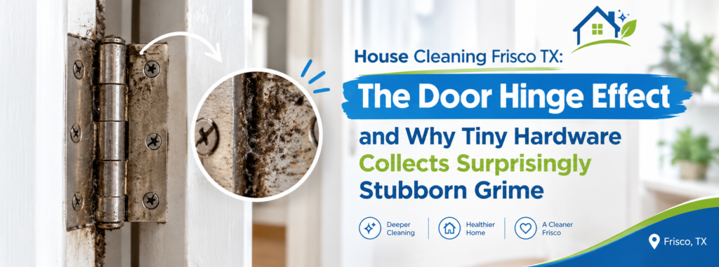 House Cleaning Frisco TX: The Door Hinge Effect