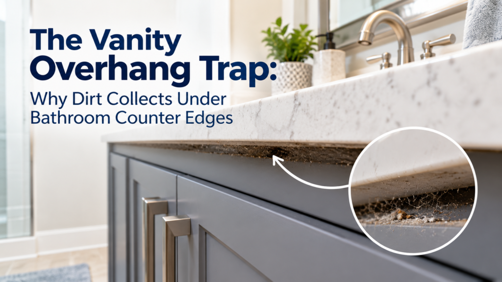 The Vanity Overhang Dust Trap